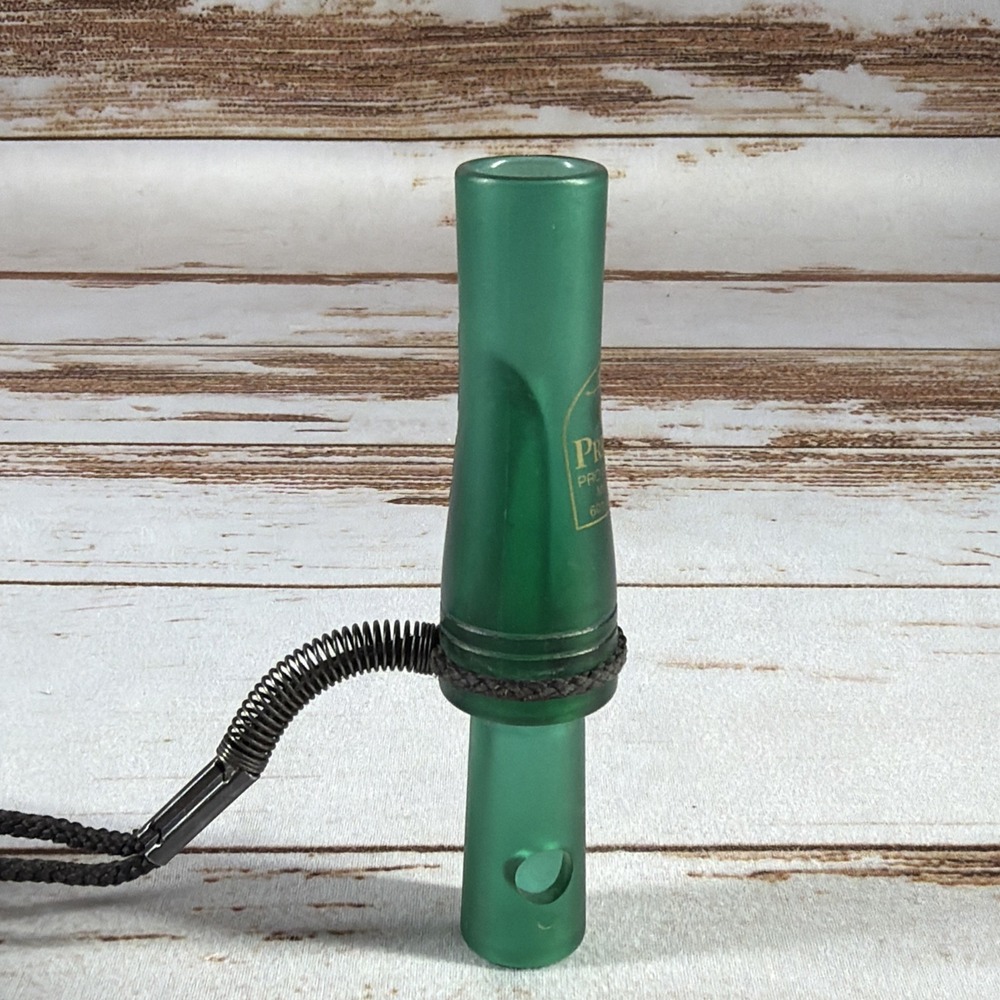 Authentic Primos MOD 804 Pro Mallard Duck Call Green Polycarbonate Single Reed - Picture 3 of 4